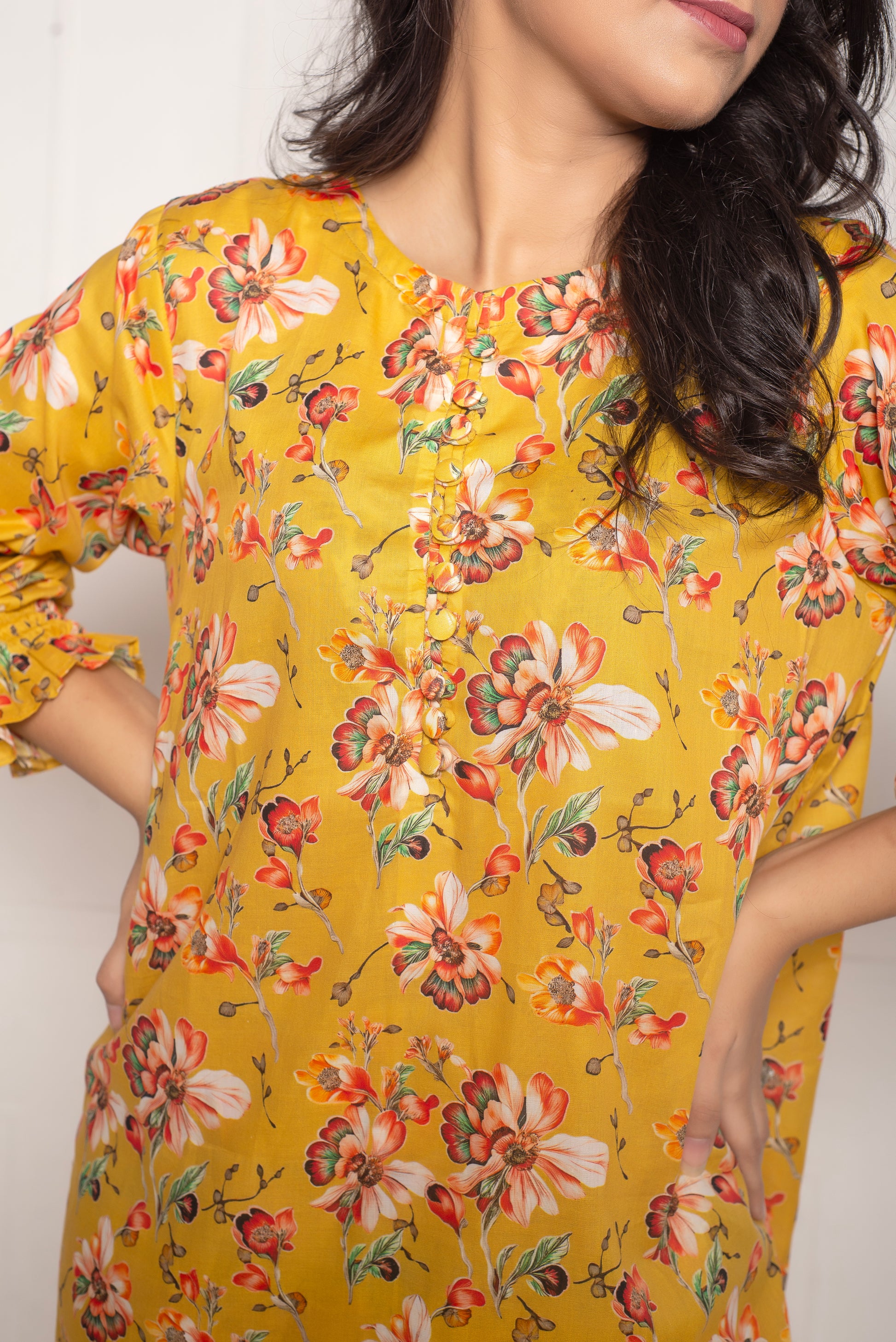 2-Piece Stitched  Printed Lawn Co-Ord Set