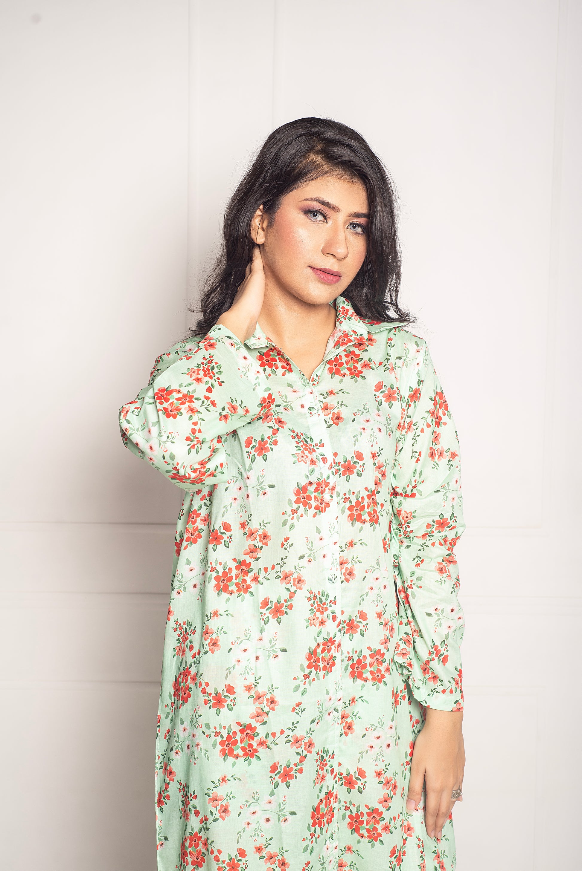 2-Piece Stylish Stitched Premium Digital Printed Lawn Co-Ord Set