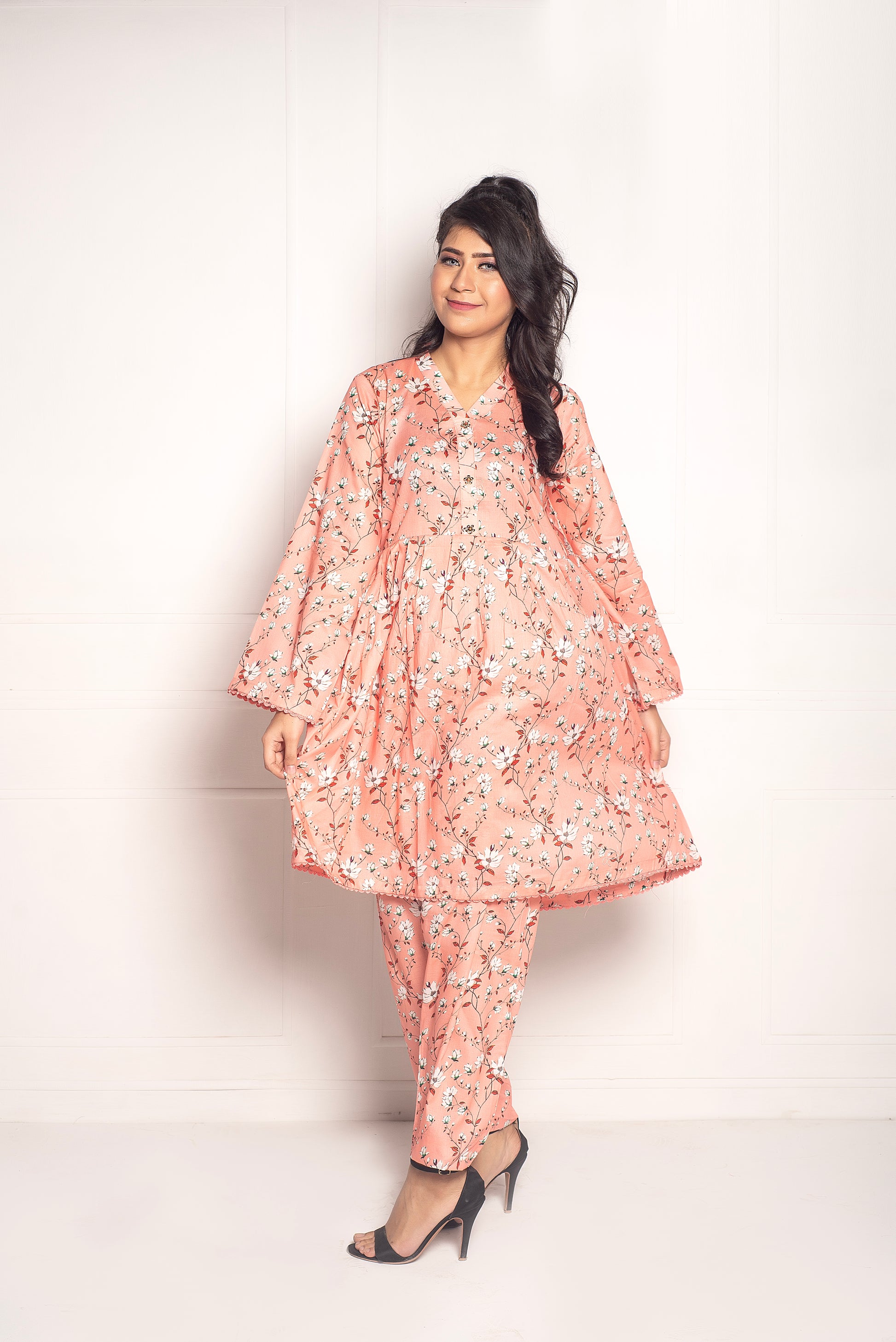 2-Piece Stylish Stitched Premium Digital Printed Lawn Co-Ord Set