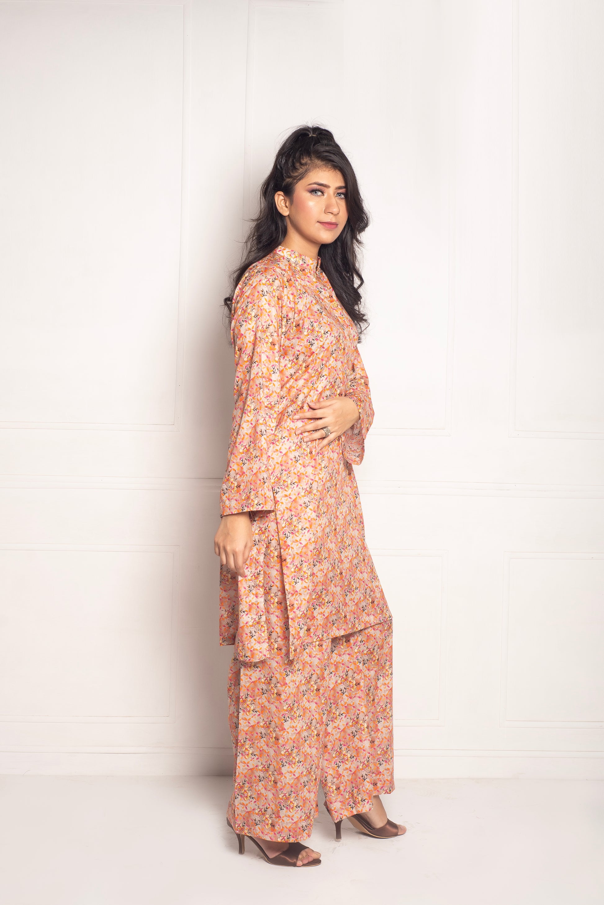 2-Piece Stylish Stitched Premium Digital Printed Lawn Co-Ord Set