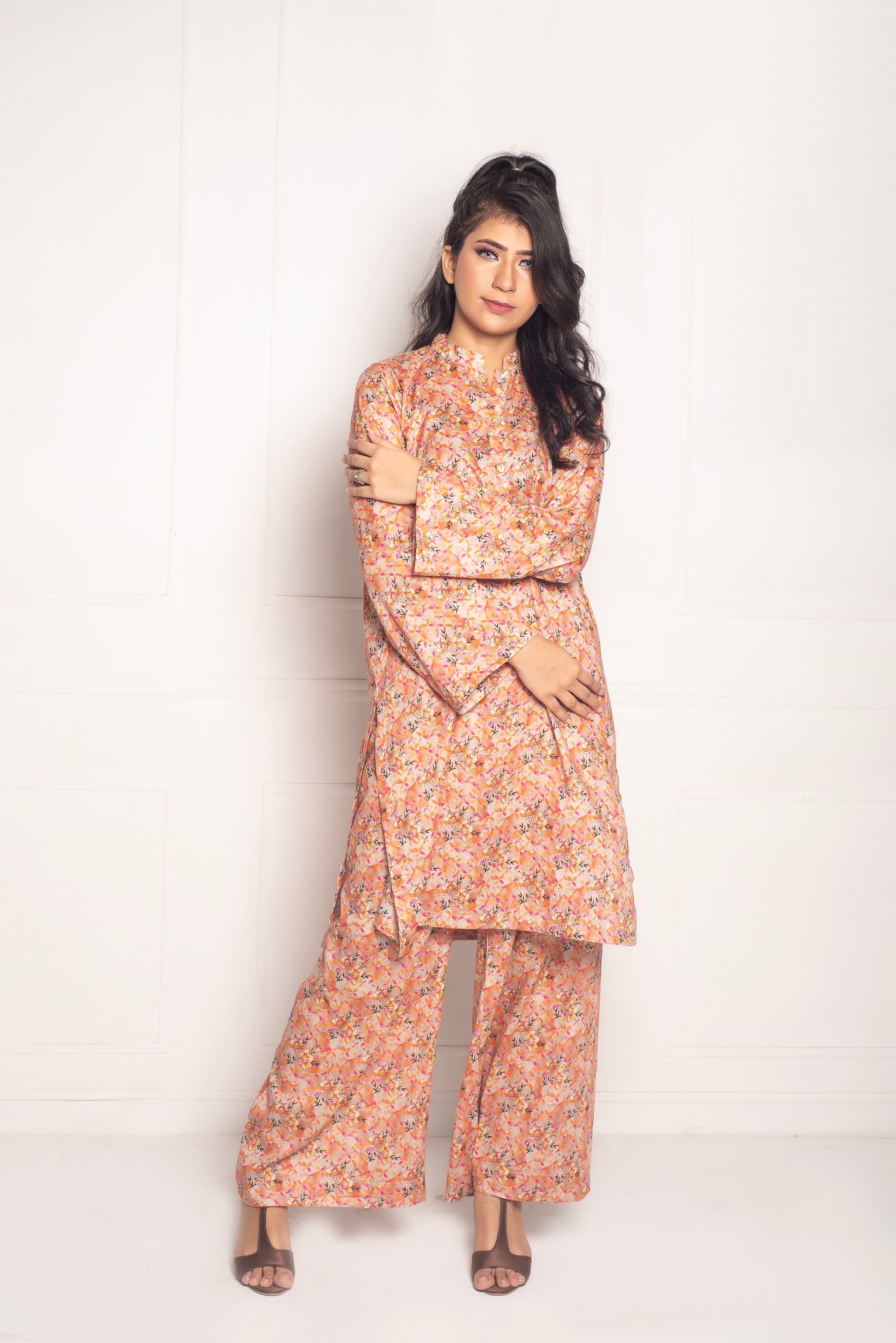 2-Piece Stylish Stitched Premium Digital Printed Lawn Co-Ord Set