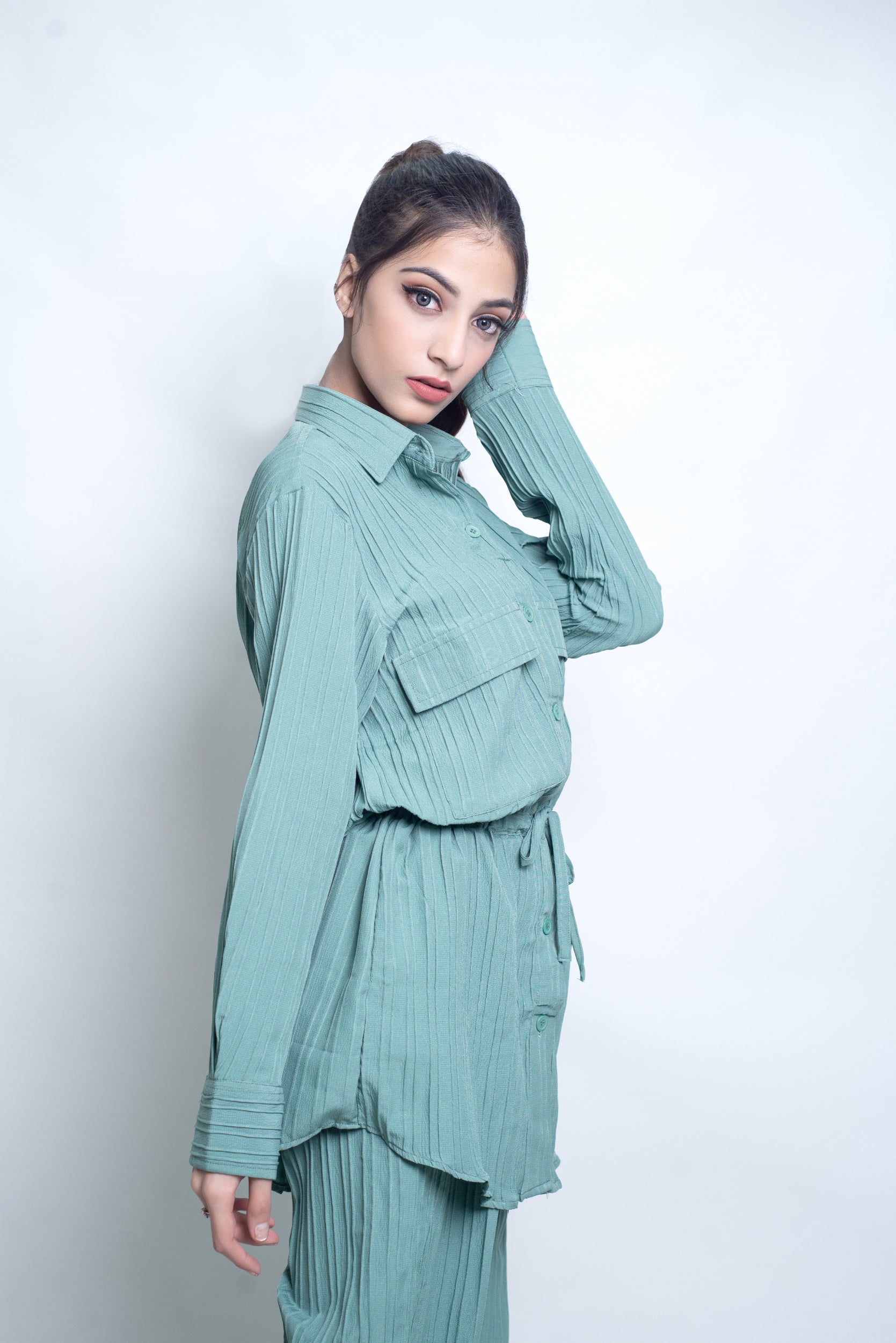 2-Piece Stylish Stitched Western Wear Co-Ord Set