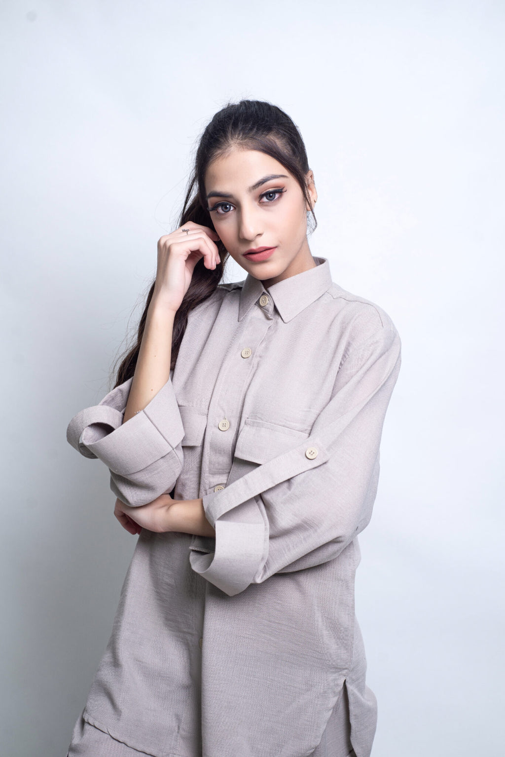 2-Piece Stylish Stitched Western Wear Co-Ord Set