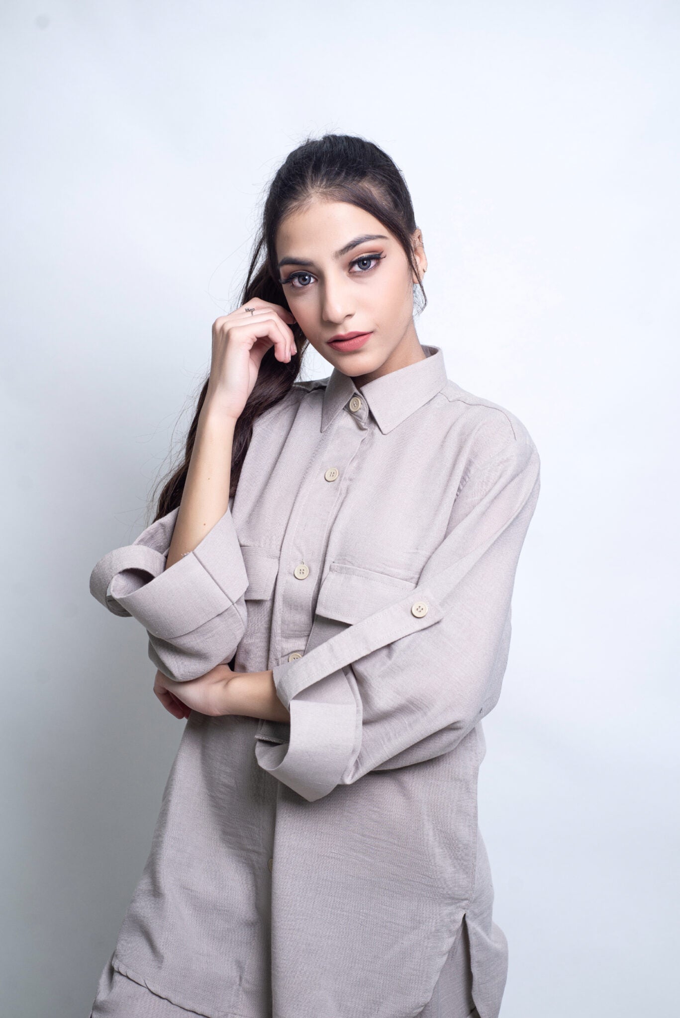 2-Piece Stylish Stitched Western Wear Co-Ord Set