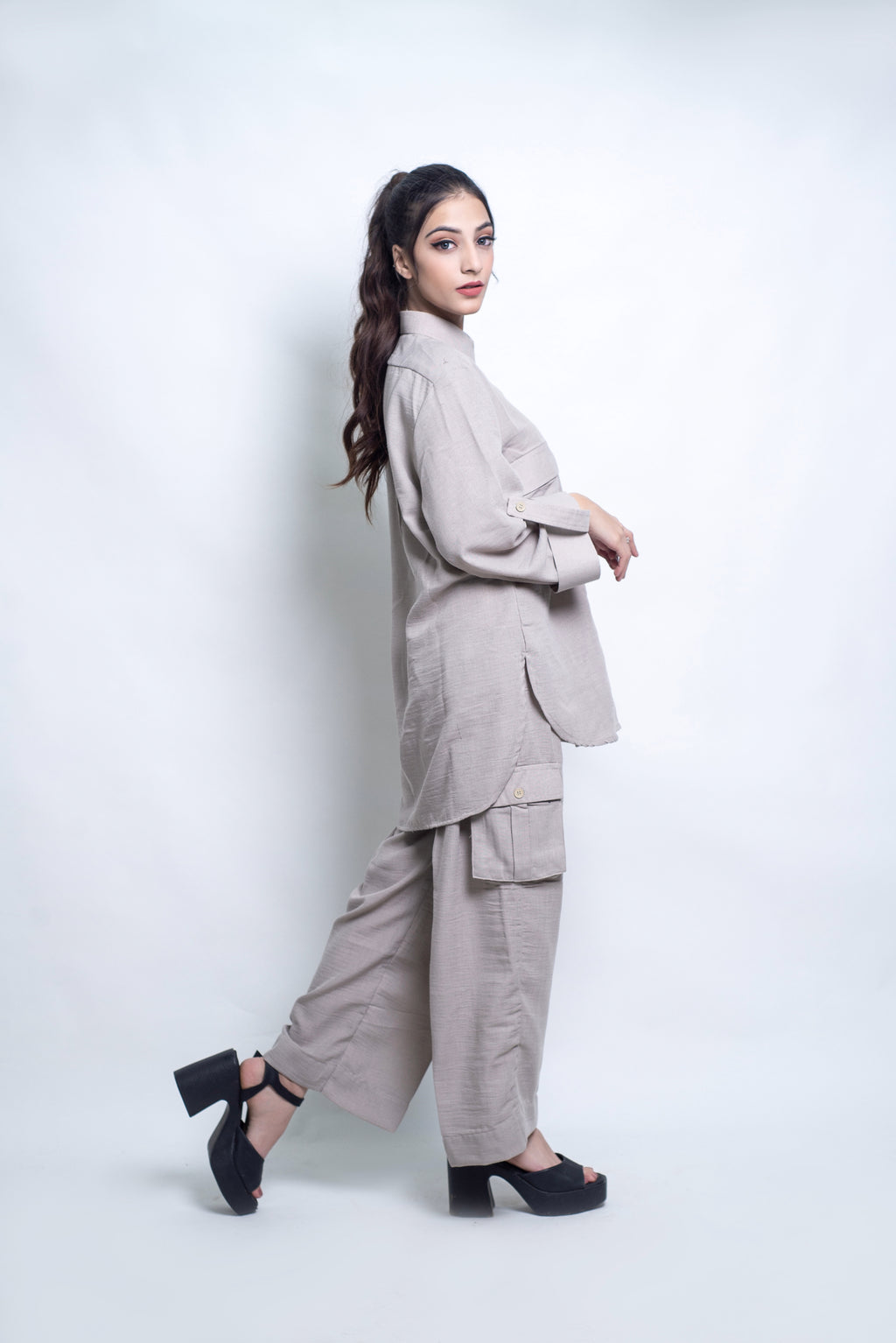 2-Piece Stylish Stitched Western Wear Co-Ord Set