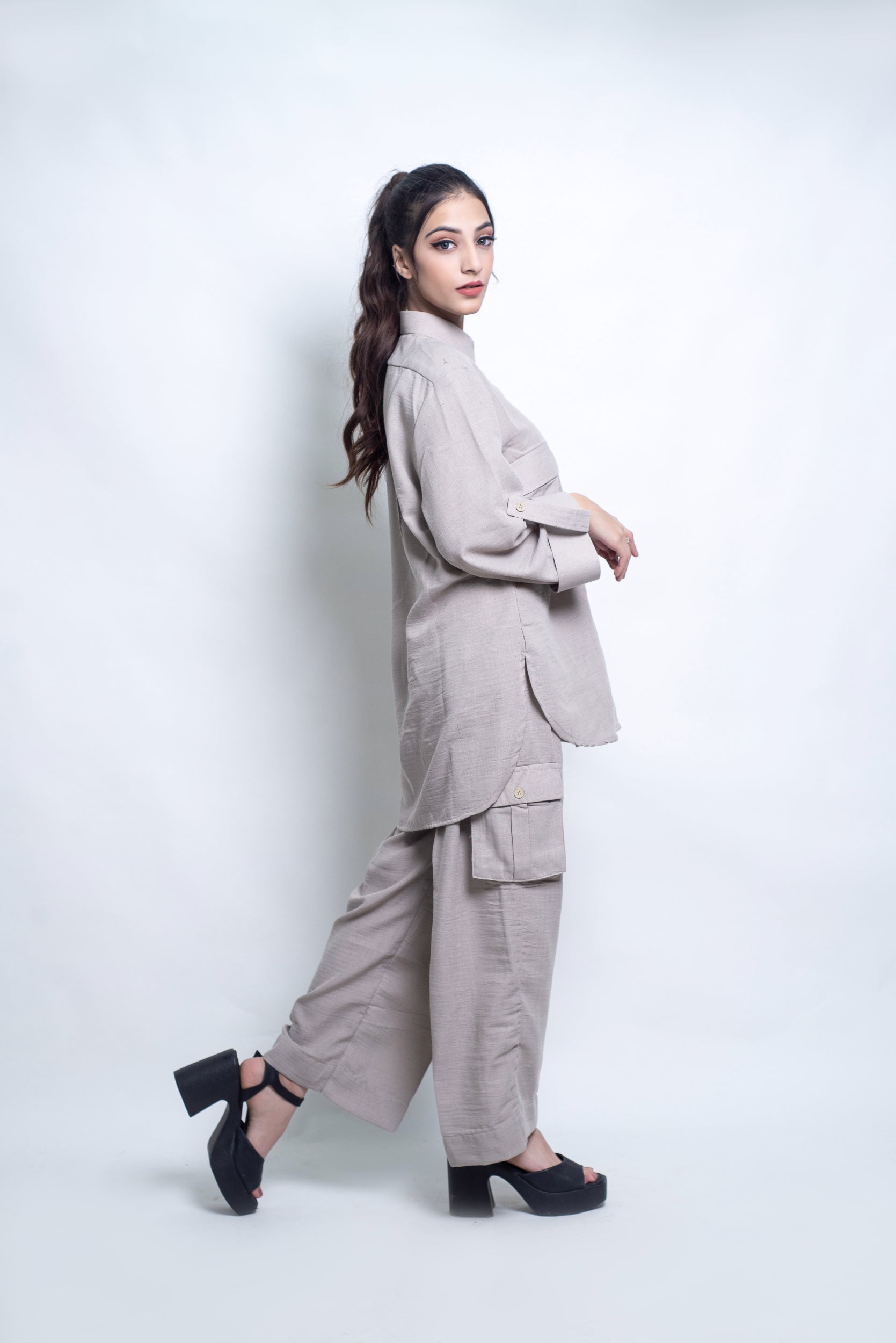 2-Piece Stylish Stitched Western Wear Co-Ord Set