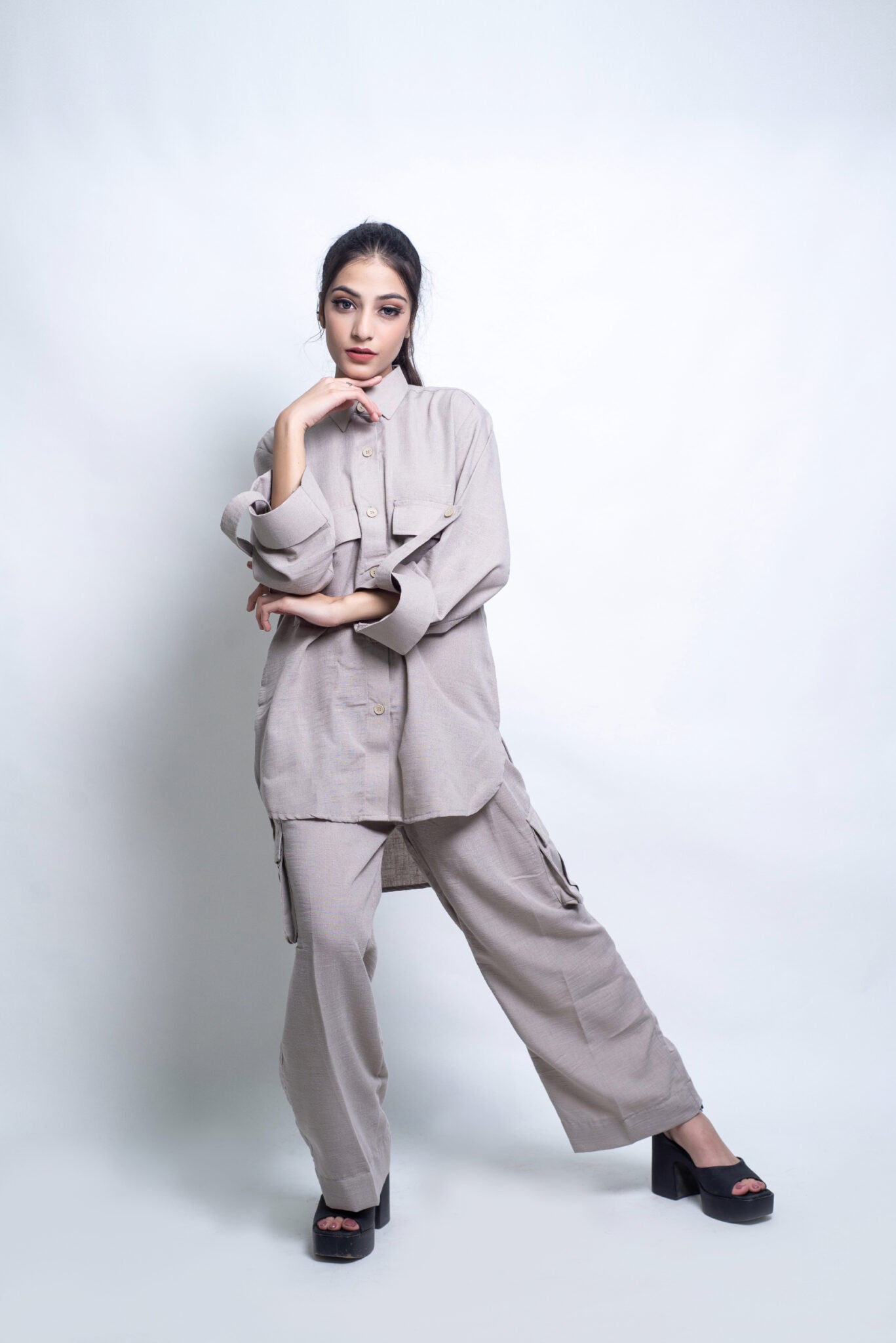 2-Piece Stylish Stitched Western Wear Co-Ord Set