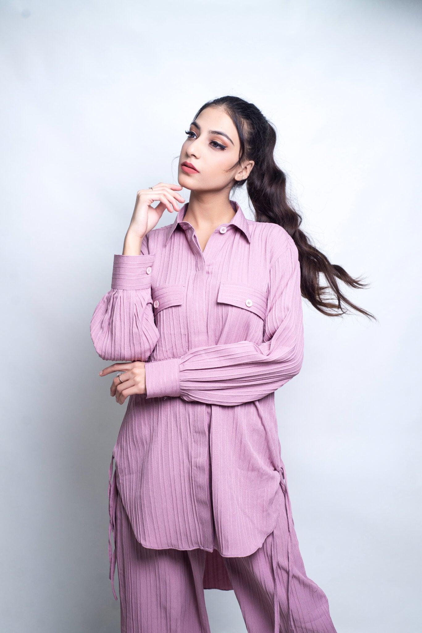 2-Piece Stylish Stitched Western Wear Co-Ord Set