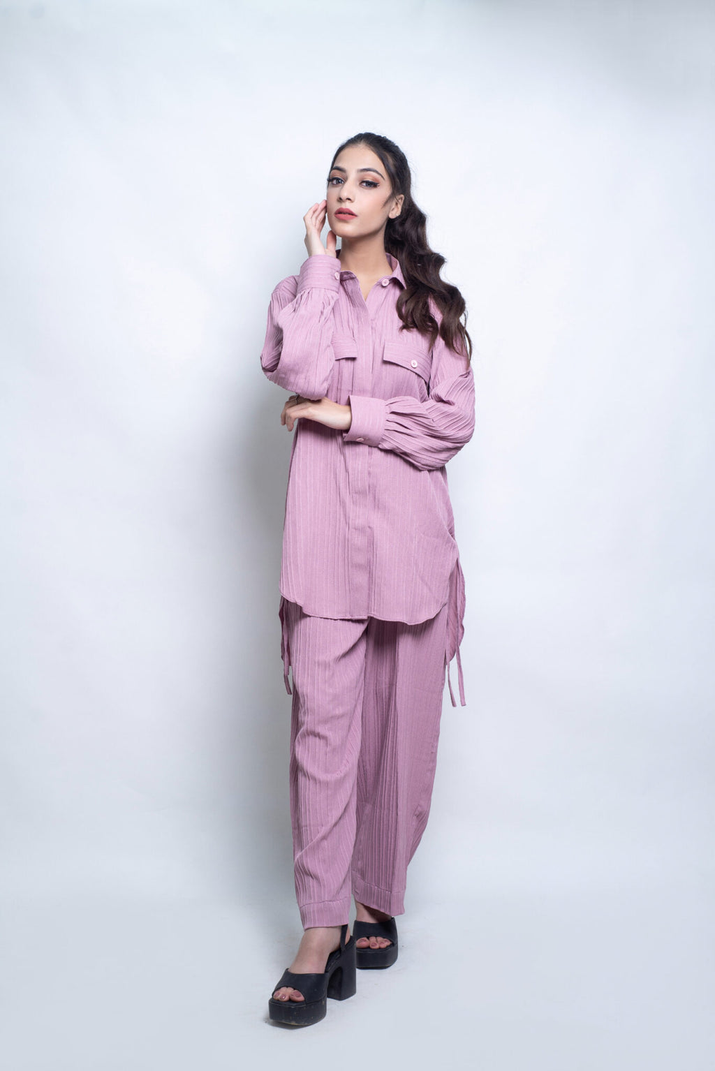 2-Piece Stylish Stitched Western Wear Co-Ord Set