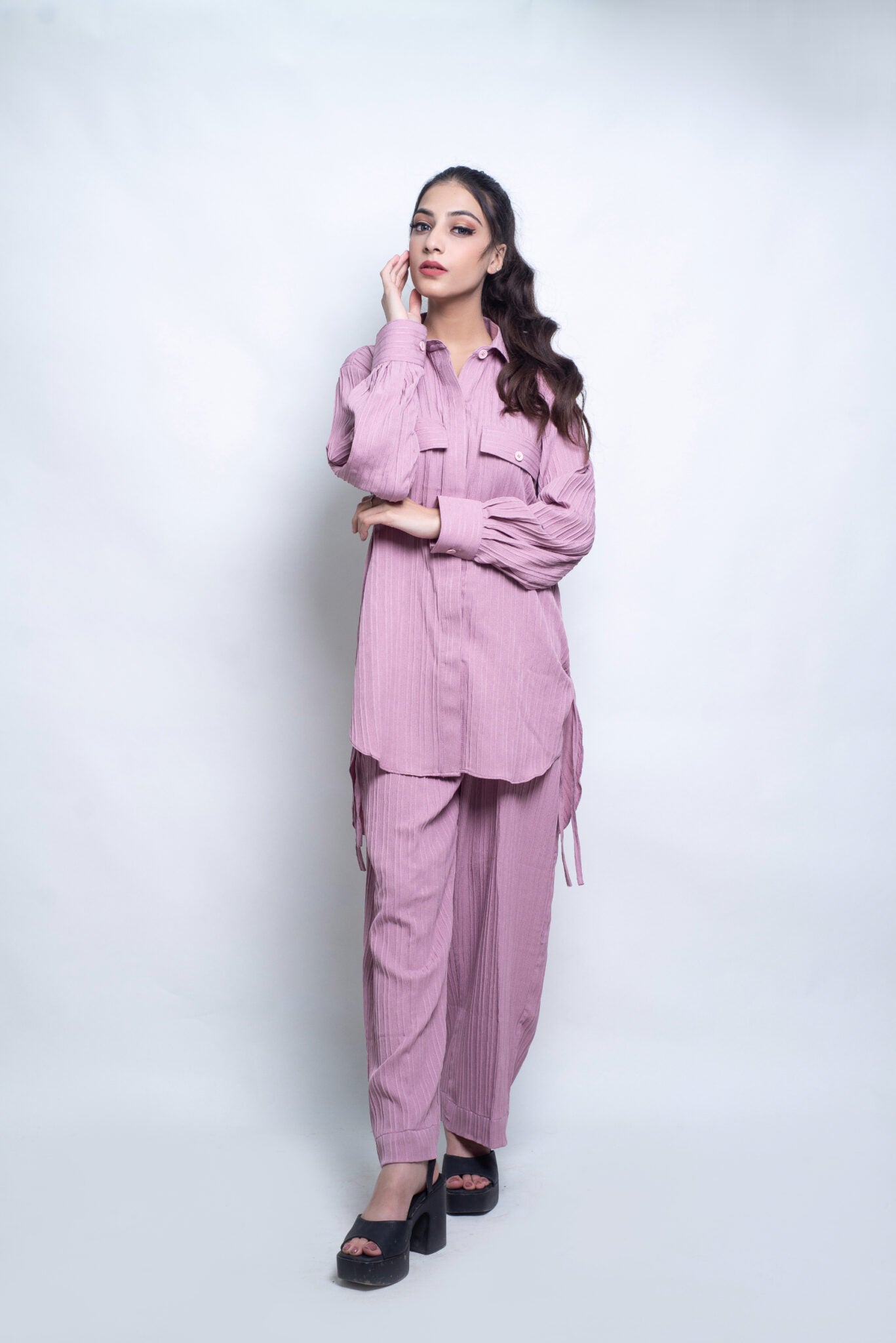 2-Piece Stylish Stitched Western Wear Co-Ord Set